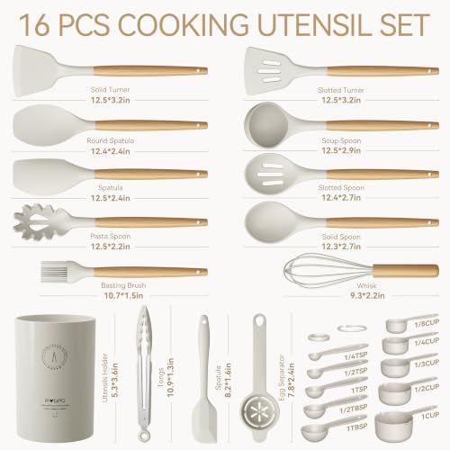 Silicone Kitchen Utensils Set, Heat-Resistant Cooking Utensils, BPA-Free - Image 6