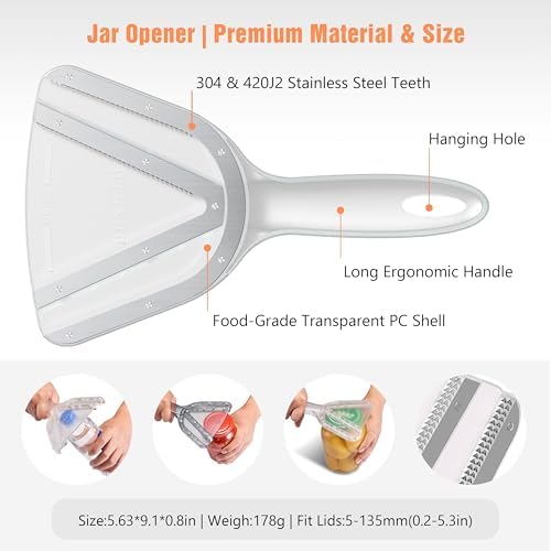 Uinxan Patented Jar Opener, Ideal for Weak Hands & Seniors with Arthritis - Image 2