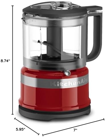 KitchenAid KFC3516ER 3.5 Cup Food Chopper, Empire Red, One Size (Pack of 2) - Image 5