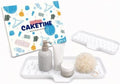 CAKETIME 2 Pack Silicone Soap Dish with Drain Spout for Bathroom Shower Caddy Kitchen Counter Bar Storage Tray Gadgets Sink Cup Dispenser Rack Home Decor Essentials Tools Transparency Large by CAKETIME
