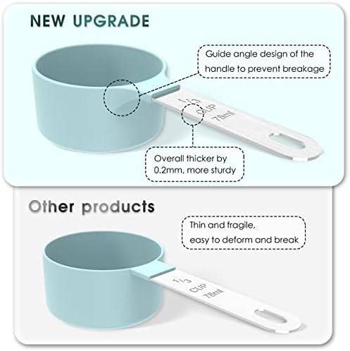 Measuring Cups & Spoons Set, Stackable Cups and Spoons - Image 2