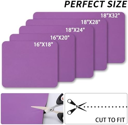 HotLive Dish Drying Mat for Kitchen Counter, Heat Resistant Drainer Mats with Non-slip Rubber Backed, Hide Stain Kitchen Super Absorbent Draining Mat, Easy to Clean Dish Rack Pad, Purple 18"x32" - Image 6