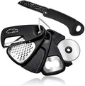 Kitchen Gadgets Set 6 Piece, Space Saving, Portable, Black by EsieHouzie