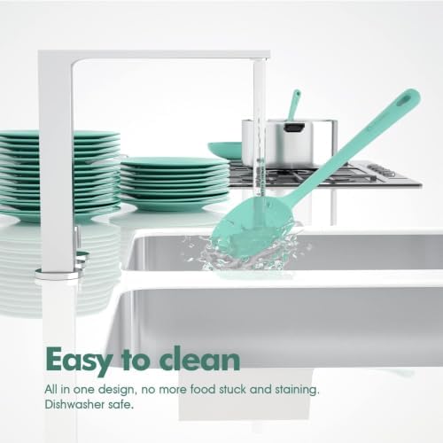 ChefAide 4 Pieces Silicone Spatulas Set, Heat Resistant Rubber Spatula - Image 6
