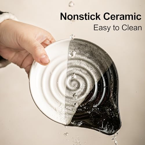 Large Ceramic Spoon Rest for Stove Top and Kitchen Counter, No Mess - Image 2
