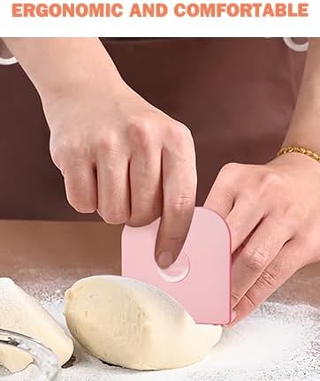 Pan Scraper, 5 Pcs Pot & Dish Scraper Plastic, Sturdy Scraper Kitchen Tool - Image 7