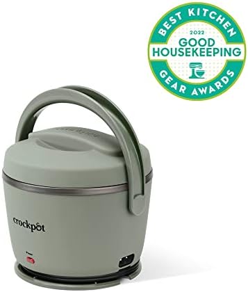 Crock-Pot Portable Electric Lunch Box 20-Ounce Food Warmer Moonshine Green | Ideal for Travel On-the-Go | Keeps Food Spill-Free Warm & Tasty (Pack of 4) - Image 7