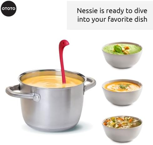 The Original Nessie Ladle by OTOTO - Soup Ladle, Cute Gifts, Funny Kitchen Gadgets, Loch Ness design, Cooking Gifts for Mom - Cute and Practical Kitchen Utensils - Unique Gifts for Women, Mothers Day - Image 3