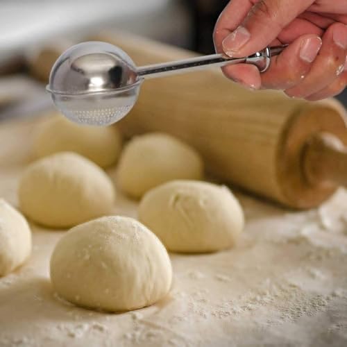 HULISEN Flour Duster, 304 Stainless Steel Flour Sifter for Baking - Image 3