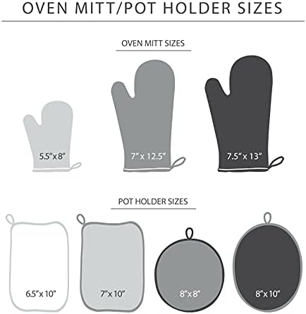 KITCHENAID Ribbed Soft Silicone Oven Mitt 2-Pack Set, 7.5"x13", Ocean Drive - Image 6
