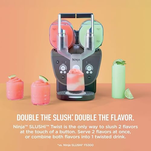 Ninja SLUSHi Twist Smart Frozen Drink Maker with Dual SlushAssist, FS701BR - Image 2