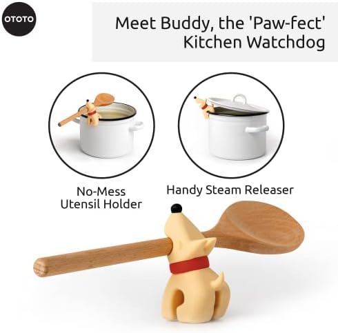 Funny Spoon Holder by OTOTO - Spoon Rest for Stove Top - Cooking Gadgets, Cooking Gifts, Cool Kitchen Gadgets, Cool Gifts, Cute Kitchen Accessories - Image 3