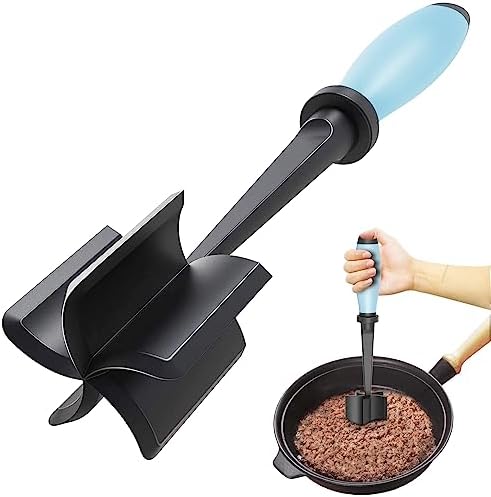 Upgrade Meat Chopper Hamburger Masher Ground Beef Smasher Utensil Mix Tool by Shadowgallery