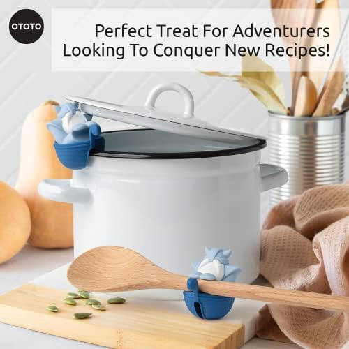 New!!! Bjorn Viking Spoon Holder by OTOTO - Spoon Rest for Stove Top, Kitchen Utensil Holder, Silicone Spoon Rest - Small Kitchen Gadgets, Fun Kitchen Gadgets - Image 6