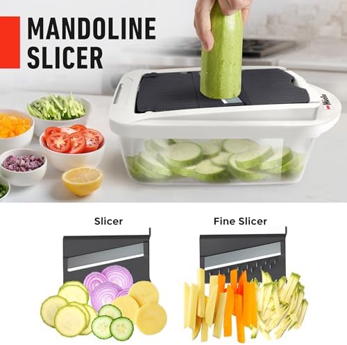 Mueller Pro-Series Mandoline Slicer and Vegetable Chopper, 10-in-1 - Image 4