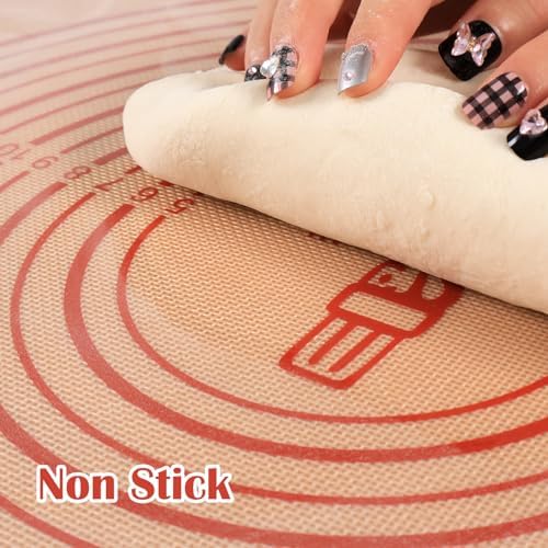 Non-slip Silicone Pastry Mat Extra Large Measurements 36''x 24'' Baking Mat - Image 4