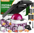 HomeHacks Veggie Chopper Vegetable Cutter, 15 in 1 Kitchen Gadget, White by HomeHacks