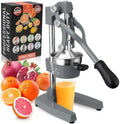 Zulay Kitchen Cast Iron Juicer, Orange Manual Juicer, Citrus Press, Grey by ZulayKitchen