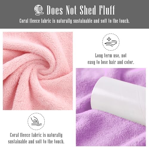 24 Pack Kitchen Dishcloths - Does Not Shed Fluff - Reusable Dish Towels, Dish cloths, Super Absorbent Coral Fleece Cleaning Cloths, Nonstick Oil Washable Fast Drying, 7 x 9 Inch (Multicolor) - Image 7