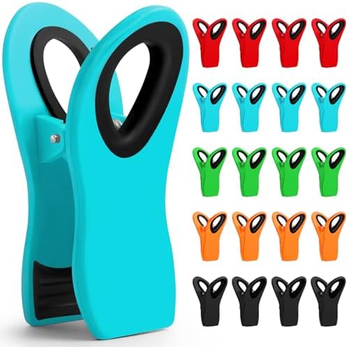 JETMORE 20 Pack Chip Clips, Food Clips, Magnetic Bag Clip for Chips, Snack by Jetmore