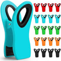 JETMORE 20 Pack Chip Clips, Food Clips, Magnetic Bag Clip for Chips, Snack by Jetmore