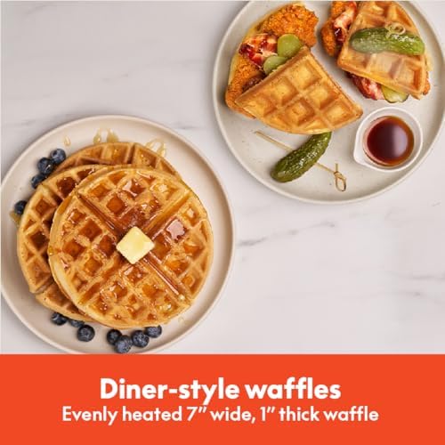 bella Fits-Anywhere™ Flip-n-Store Non-Toxic, Belgian Waffle Maker, Surf - Image 5