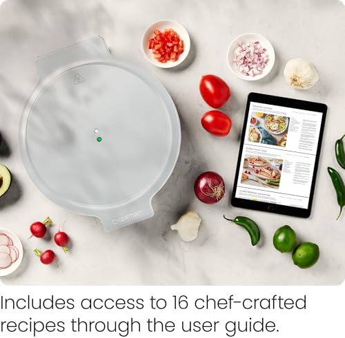 Chefman Everything Maker & Pizza Oven – 1440W Countertop Electric Pizza Maker with 12” Nonstick Cooking Plates, Plus Makes Quesadillas, Omelettes and More, with Indicator Lights and Vertical Storage - Image 6