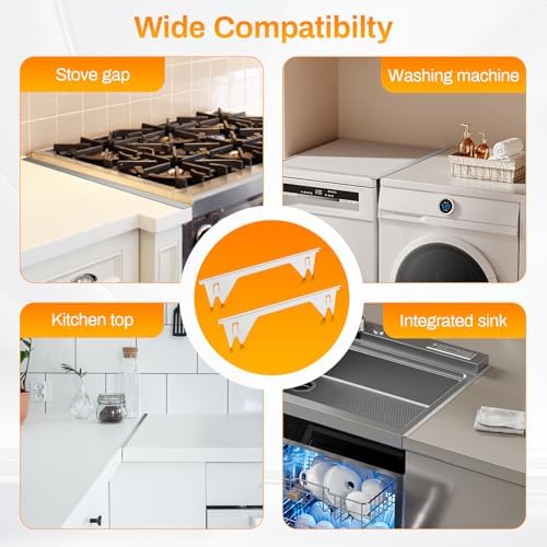 ItsNio 316 Stainless Steel Stove Gap Covers 2Pack, Stove Gap Filler, Silver - Image 5
