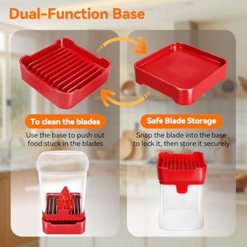 Strawberry Slicer Cup, Fruit Cutter – Quick-Slice, Meal Prep, Red - Image 5