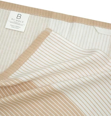 Premium Kitchen Towels 6 Pack 100% Cotton, 20"x28" - Tan - Image 4