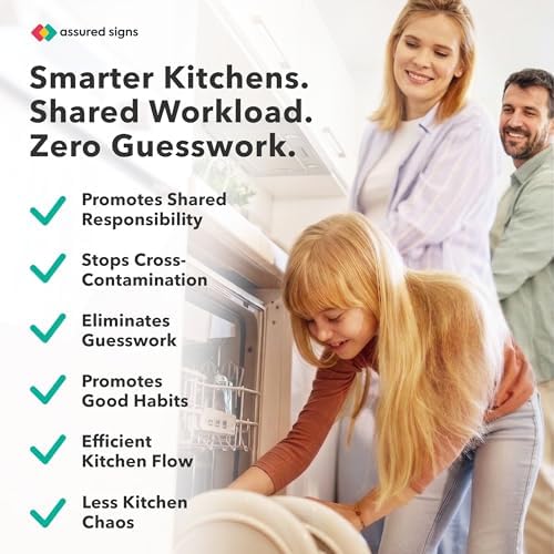 ASSURED SIGNS Dishwasher Magnet Clean Dirty Sign 7 x 2 Inch, Premium Build - Image 2