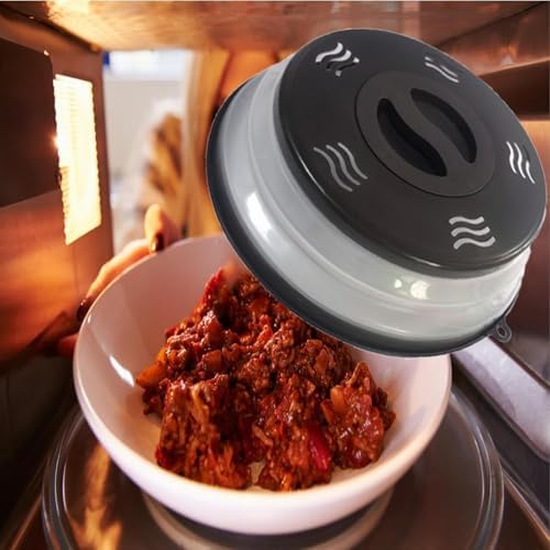 Microwave Splatter Cover Vented for Food, Splatter Guard & Colander Kitchen Gadget for Fruit Vegetables Microwave Plate Cover with Hook Hole,Dishwasher-Safe,BPA-Free Silicone & Plastic (2PACK) - Image 2
