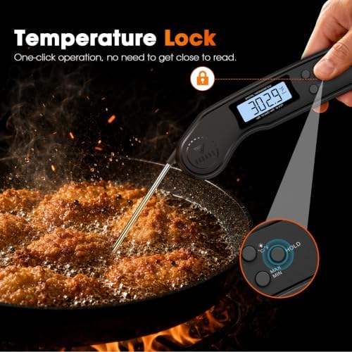 Meat Thermometer Digital – 2 Sec Instant Read Food Thermometer for Cooking - Image 4