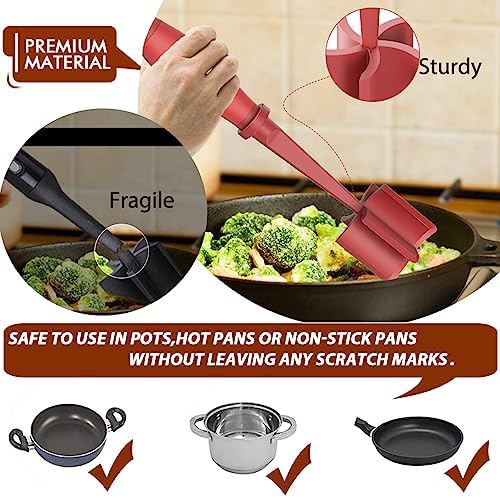 Upgrade Meat Chopper Hamburger Masher Ground Beef Smasher Utensil Mix Tool - Image 4