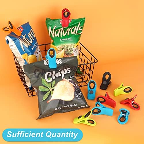 JETMORE 12 Pack Chip Clips Bag Clips, Magnetic Bag Clip for Food Storage - Image 3