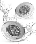2 Pack Kitchen Sink Drain Strainer,Patented Reversible Chain Mesh Basket by Wokdada