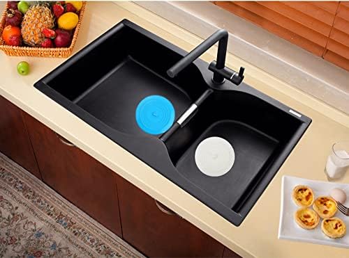 V-TOP Bath Tub Drain Stopper 2 Pack, 6 inch Silicone Drain Cover Tub Plug - Image 5