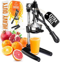 Zulay Kitchen Extra Tall Cast Iron Juicer Metal Citrus Press Squeezer Black by ZulayKitchen