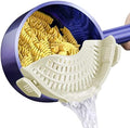 AUOON Pasta Strainer Clip on Silicone, Standard 8.86 x 3.55 in, White by AUOON