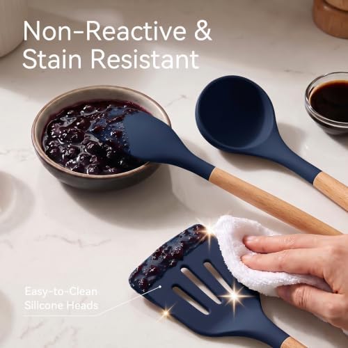 Silicone Kitchen Utensils Set, Heat-Resistant Cooking Utensils, BPA-Free - Image 2