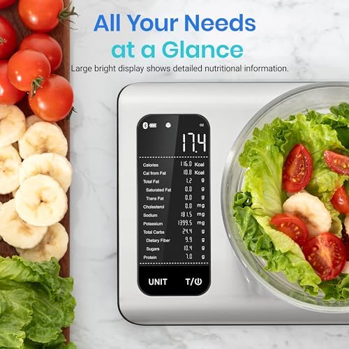 Etekcity Food Kitchen Scale with Nutritional Calculator, Smart App, 11lb - Image 2