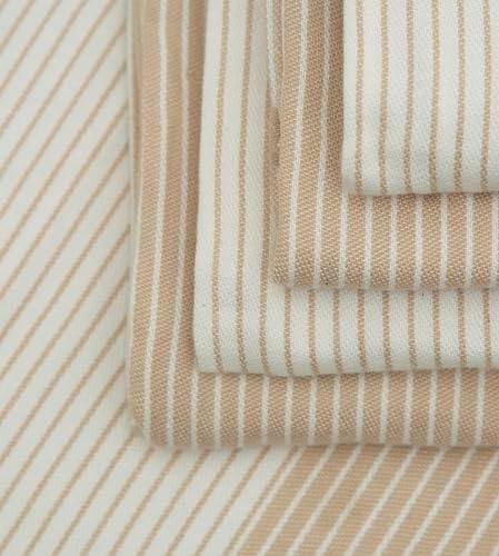 Premium Kitchen Towels 6 Pack 100% Cotton, 20"x28" - Tan - Image 6