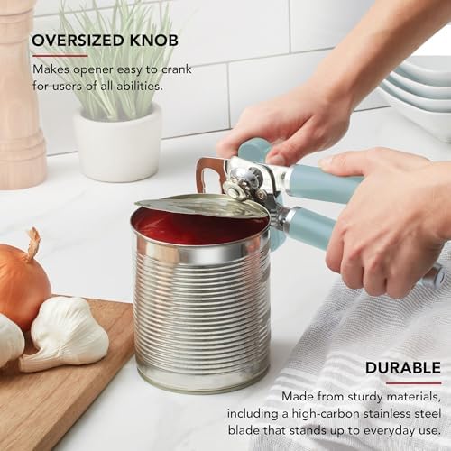 KitchenAid Classic Multifunction Can Opener and Bottle Opener Easy to Use, Razor Sharp Stainless Steel Cutting Wheel, Soft Ergonomic Handles, Mineral Water, 8.34-Inch (Pack of 12) - Image 3