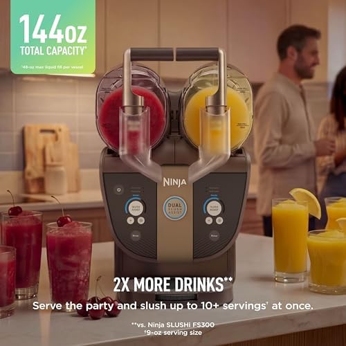 Ninja SLUSHi Twist Smart Frozen Drink Maker with Dual SlushAssist, FS701BR - Image 6
