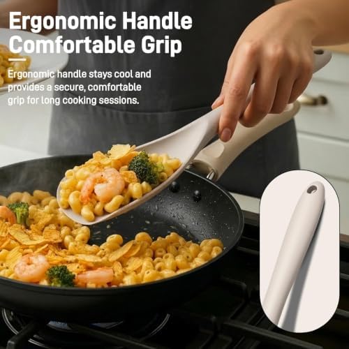 3 PACK Silicone Cooking Spatula & Spoon for Nonstick Cookware - Image 4