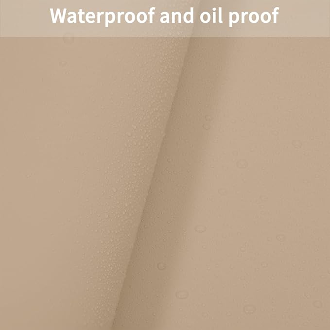 Vanity Top Protector - Can Be Used On Both Sides Waterproof and Easy to Clean Good Flatness Used for Dresser Table(Light Brown+Gray 10x39)