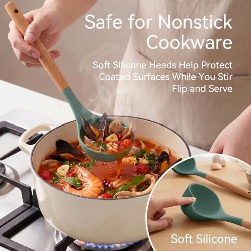 Silicone Kitchen Utensils Set, Heat-Resistant Cooking Utensils, BPA-Free - Image 6