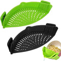 YEVIOR Clip on Strainer for Pots Pan Pasta,Silicone Food Pan Strainer by YEVIOR