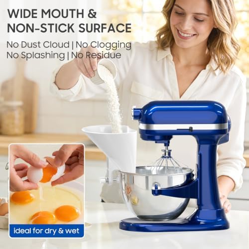 Kingofkings Flour Funnel for Kitchen Aid Mixer Accessories and Attachments - Image 6