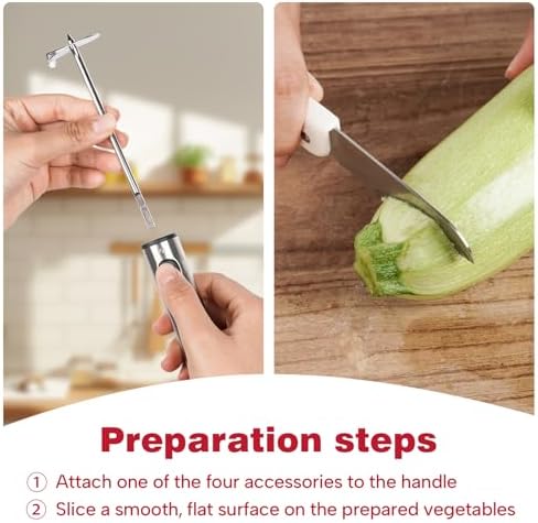 Cook Guy Multi-Purpose Veggie Drill - 4 Sizes Vegetable Corer Tool - Image 2